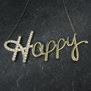 Gold Vermeil Sterling Silver Happy Necklace Simone I Smith